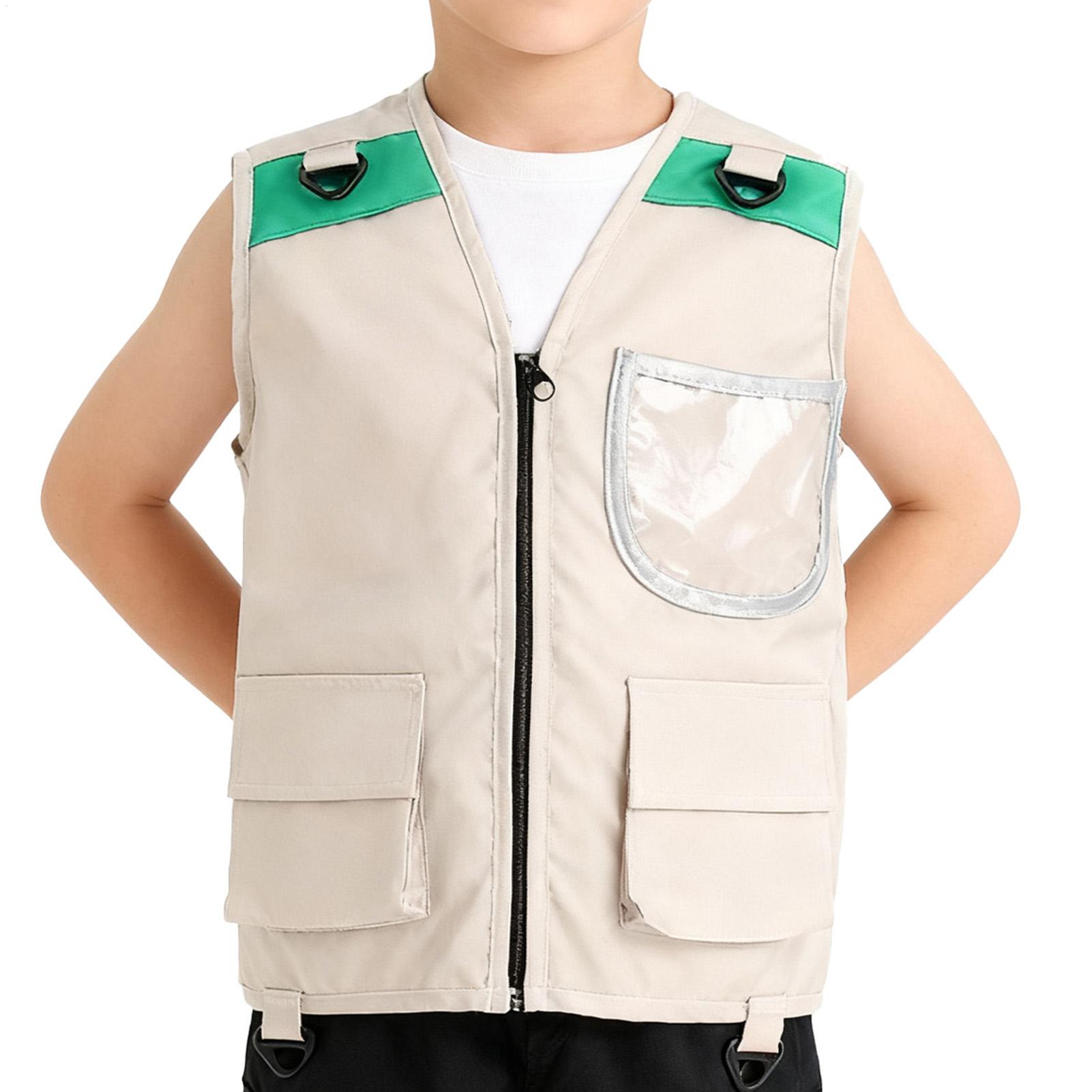 Outdoor Adventure Kit For Kids - سترة استكشافية للأطفال، زي سفاري، سترة