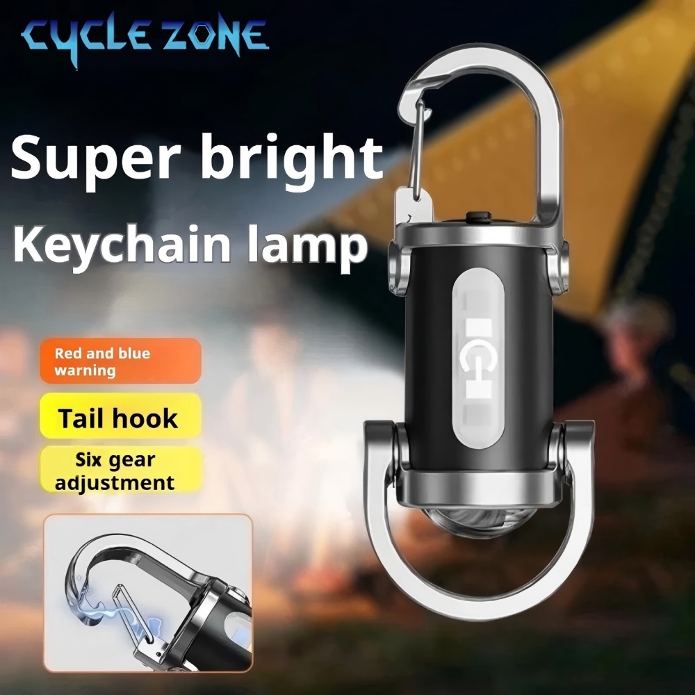 Outdoor Adventure Zone - سلسلة مفاتيح LED صغيرة خفيفة متعددة