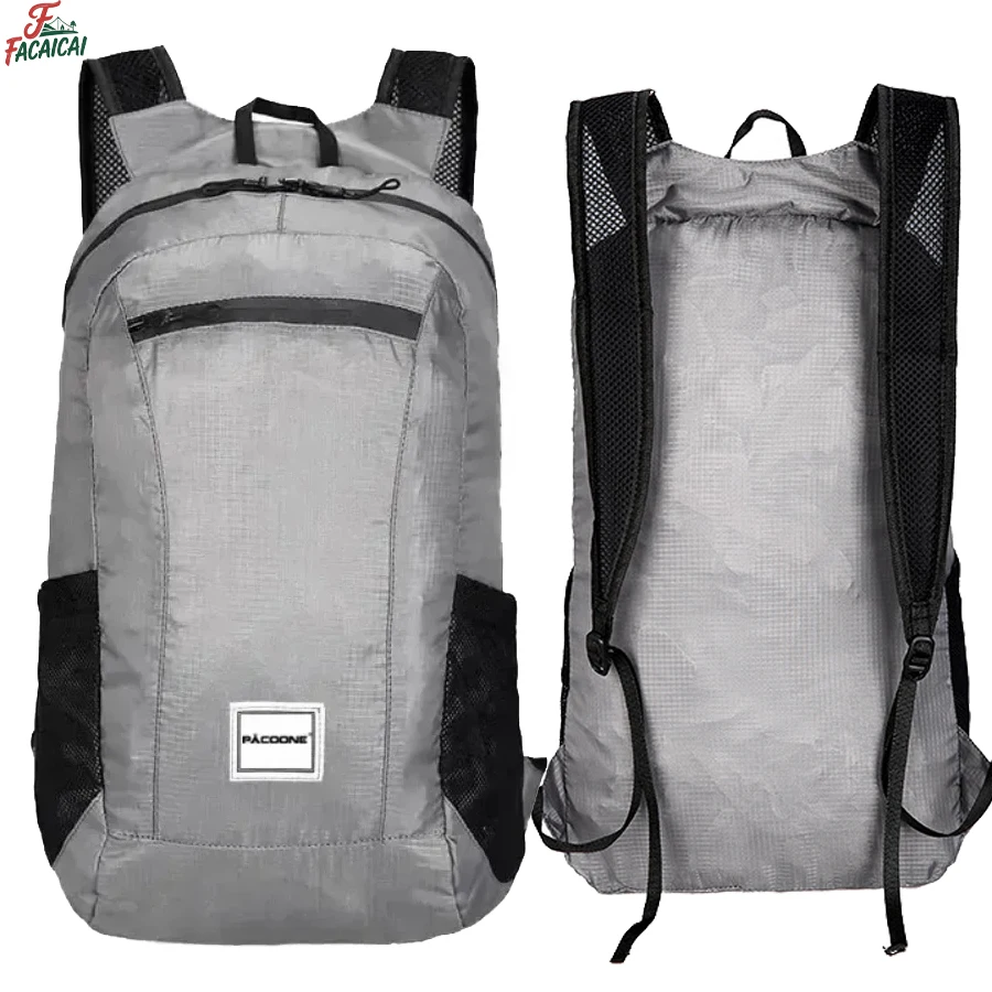 Outdoor Adventure Backpack - حقيبة ظهر قابلة للطي ومحمولة مع