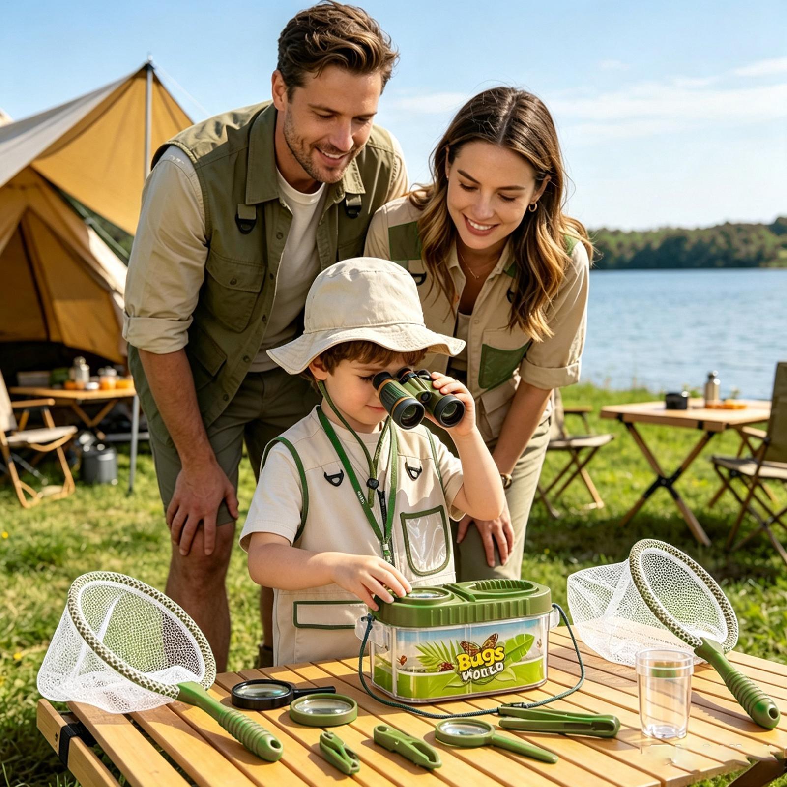 مجموعة مغامرات للأطفال مع قبعة - مراجعة Outdoor Adventure Kit For Kids وسعره