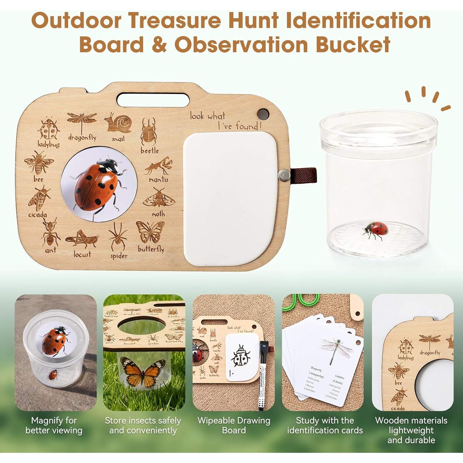 مجموعة أدوات التقاط الحشرات لل - مراجعة Outdoor Adventure Kit For Kids وسعره